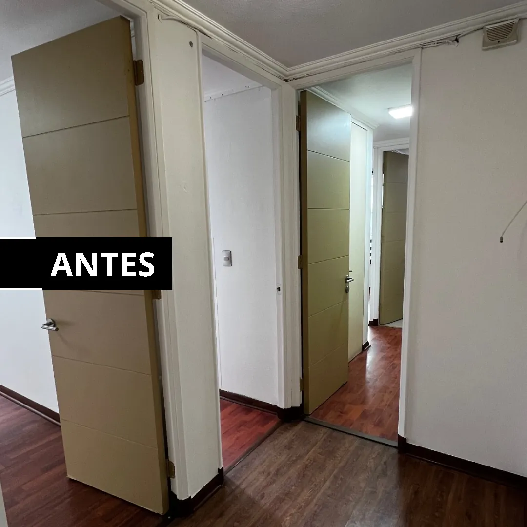 Manuel Montt, pintura y piso, antes