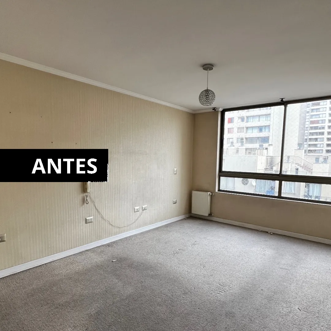 Santo Domingo, pintura y piso, antes
