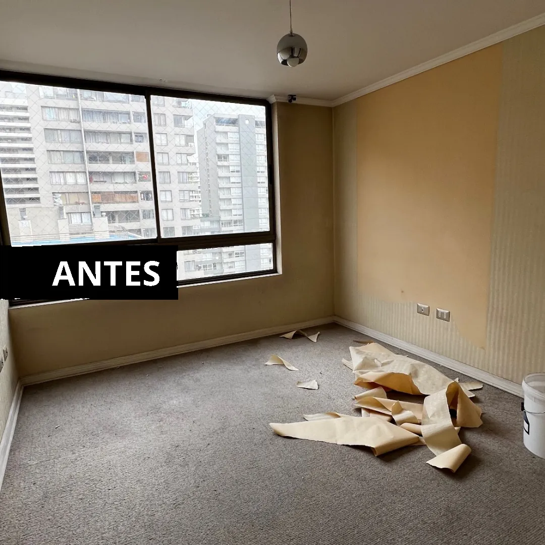 Santo Domingo, pintura y piso, antes